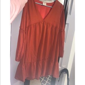 Fall pumpkin color dress !